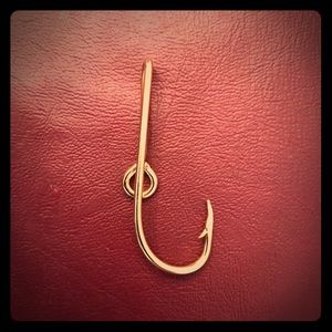 Fish Hook ( Hat pin, Tie pin, Lapel pin )